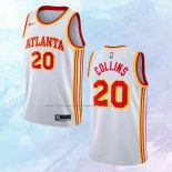 NO 20 John Collins Camiseta Atlanta Hawks Association Blanco 2020-21