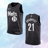 NO 21 Iman Shumpert Camiseta Brooklyn Nets Earned Negro 2020-21