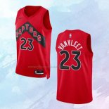 NO 23 Fred Vanvleet Camiseta Toronto Raptors Icon Rojo 2022-23