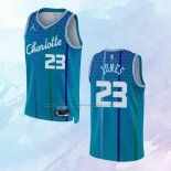 NO 23 Kai Jones Camiseta Charlotte Hornets Ciudad Azul 2021-22