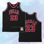 NO 23 Michael Jordan Camiseta Mitchell & Ness Nino Chicago Bulls Negro 1997-98