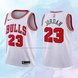NO 23 Michael Jordan Camiseta Nino Chicago Bulls Blanco 2017-18