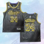 NO 24 Kobe Bryant Camiseta Los Angeles Lakers Crenshaw Black Mamba Negro