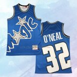 NO 32 Camiseta Mitchell & Ness Orlando Magic Big Face Azul Shaquille O'neal