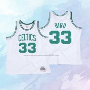 NO 33 Larry Bird Camiseta Nino Boston Celtics Hardwood Classics Throwback Blanco