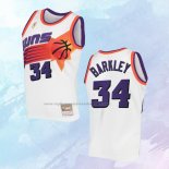 NO 34 Charles Barkley Camiseta Mitchell & Ness Phoenix Suns Blanco 1992-93
