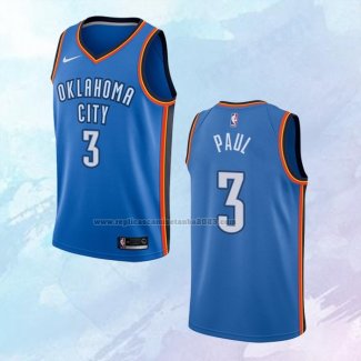 NO 3 Chris Paul Camiseta Oklahoma City Thunder Icon Azul