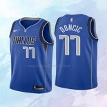 NO 77 Luka Doncic Camiseta Nino Dallas Mavericks Icon Azul 2018