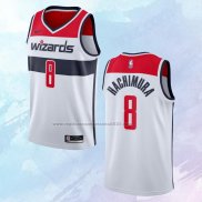 NO 8 Rui Hachimura Camiseta Washington Wizards Association Blanco 2020-21