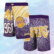 Pantalone Mitchell & Ness Los Angeles Lakers Violeta 1960