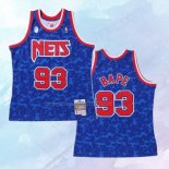 Camiseta Brooklyn Nets Bape NO 93 Hardwood Classic Azul
