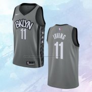 NO 11 Kyrie Irving Camiseta Brooklyn Nets Statement Gris 2019-20