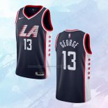 NO 13 Marcin Gortat Camiseta Los Angeles Clippers Ciudad Azul 2018-2019