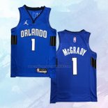 NO 1 Tracy McGrady Camiseta Orlando Magic Statement Azul