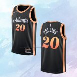 NO 20 John Collins Camiseta Atlanta Hawks Ciudad Negro 2022-23