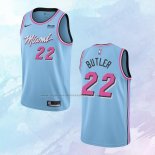 NO 22 Jimmy Butler Camiseta Miami Heat Ciudad Azul