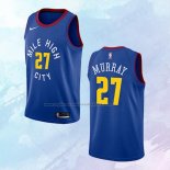NO 27 Jamal Murray Camiseta Denver Nuggets Statement Azul 2018-19
