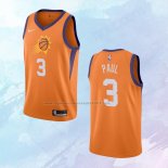 NO 3 Chris Paul Camiseta Phoenix Suns Statement Naranja 2020-21