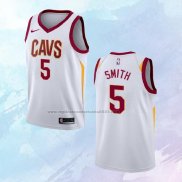 NO 5 Dennis Smith Camiseta Cleveland Cavaliers Association Blanco 2017-18