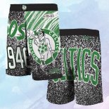 Pantalone Mitchell & Ness Boston Celtics Negro