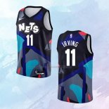 Camiseta Brooklyn Nets Kyrie Irving NO 11 Ciudad 2023-24 Negro