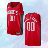 Camiseta Houston Rockets Personalizada Icon Rojo 2020-21