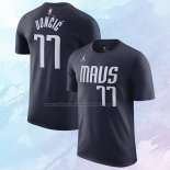 Camiseta Manga Corta Dallas Mavericks Luka Doncic Statement 2022-23 Negro