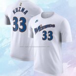 Camiseta Manga Corta Washington Wizards Kyle Kuzma Classic 2022-23 Blanco