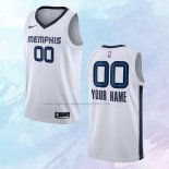Camiseta Memphis Grizzlies Personalizada Association Blanco 2020-21