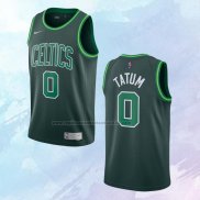 NO 0 Jayson Tatum Camiseta Boston Celtics Earned Verde 2020-21