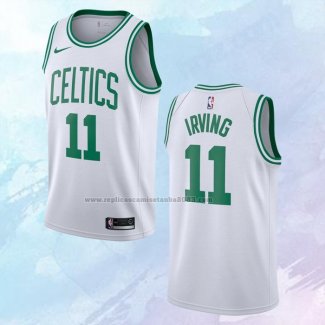 NO 11 Kyrie Irving Camiseta Boston Celtics Association Blanco 2017-18