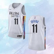 NO 11 Kyrie Irving Camiseta Brooklyn Nets Ciudad Blanco 2022-23