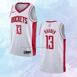 NO 13 James Harden Camiseta Houston Rockets Association Blanco