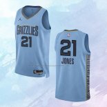 NO 21 Tyus Jones Camiseta Memphis Grizzlies Statement Azul 2022-23