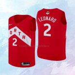 NO 2 Kawhi Leonard Camiseta Nino Toronto Raptors Earned Rojo 2018-19
