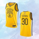 NO 30 Stephen Curry Camiseta Golden State Warriors Earned Amarillo