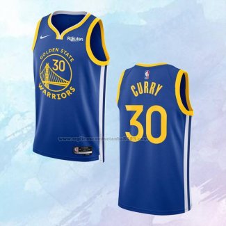 NO 30 Stephen Curry Camiseta Golden State Warriors Icon Azul 2022-23