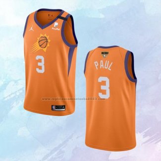 NO 3 Chris Paul Camiseta Phoenix Suns Statement Naranja 2021