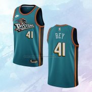 NO 41 Saddiq Bey Camiseta Detroit Pistons Classic Verde 2022-23