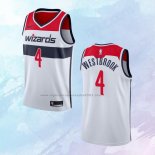NO 4 Russell Westbrook Camiseta Washington Wizards Association Blanco 2020-21
