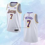 NO 7 Carmelo Anthony Camiseta Los Angeles Lakers Association Blanco 2021