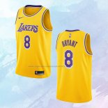 NO 8 Kobe Bryant Camiseta Los Angeles Lakers Icon Amarillo 2018-19