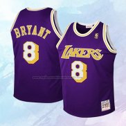 NO 8 Kobe Bryant Camiseta Nino Los Angeles Lakers Retro Violeta