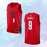 NO 9 Jerami Grant Camiseta Portland Trail Blazers Statement Rojo 2022-23