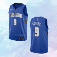 NO 9 Nikola Vucevic Camiseta Orlando Magic Statement Edition Azul
