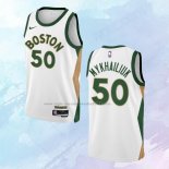 Camiseta Boston Celtics Sviatoslav Mykhailiuk NO 50 Ciudad 2023-24 Blanco