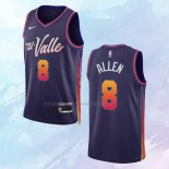Camiseta Phoenix Suns Grayson Allen NO 8 Ciudad 2023-24 Violeta