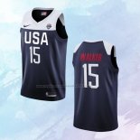 Kemba Walker Camiseta USA 2019 FIBA Basketball World Cup Azul