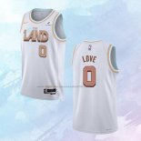 NO 0 Kevin Love Camiseta Cleveland Cavaliers Ciudad Blanco 2022-23