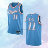 NO 11 John Wall Camiseta Los Angeles Clippers Ciudad Azul 2021-22